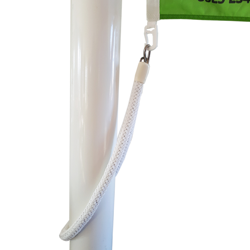 Edelstahl-Fahnenmast Für Boote – 35 Oder 50 Cm, Mit Halterung & Italienischer Flagge